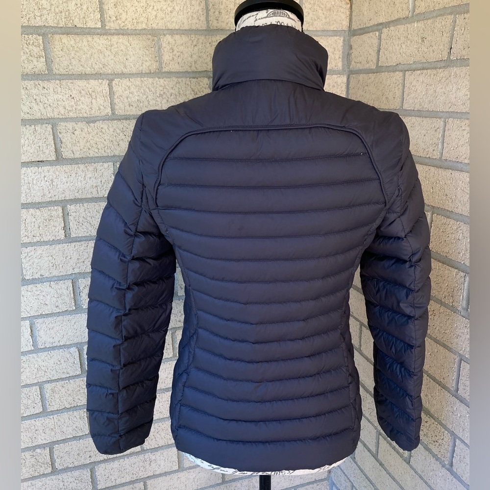 Michael Kors Packable Down Filled Dark Grey Puffer Jacket Coat Silver Hardware - Picture 4 of 17